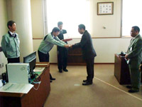 無災害旗の支給
